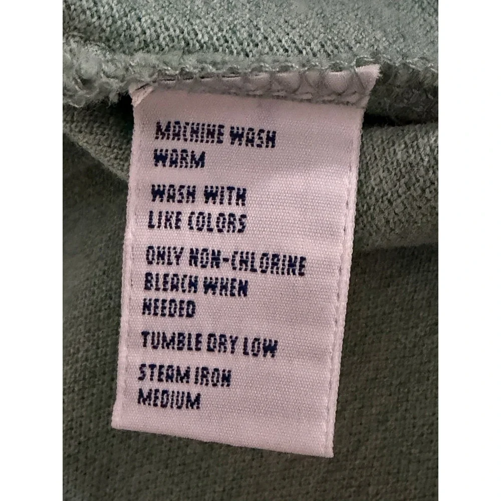 Vintage Ralph Lauren Polo Shirt Mens Sz Large Green Short Sleeve Pique Red Pony